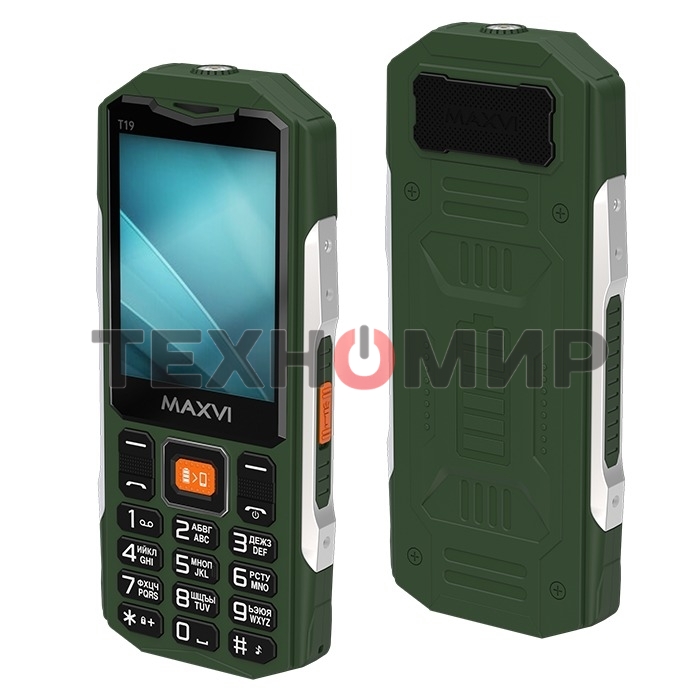 Мобильный телефон Maxvi T19 зеленый