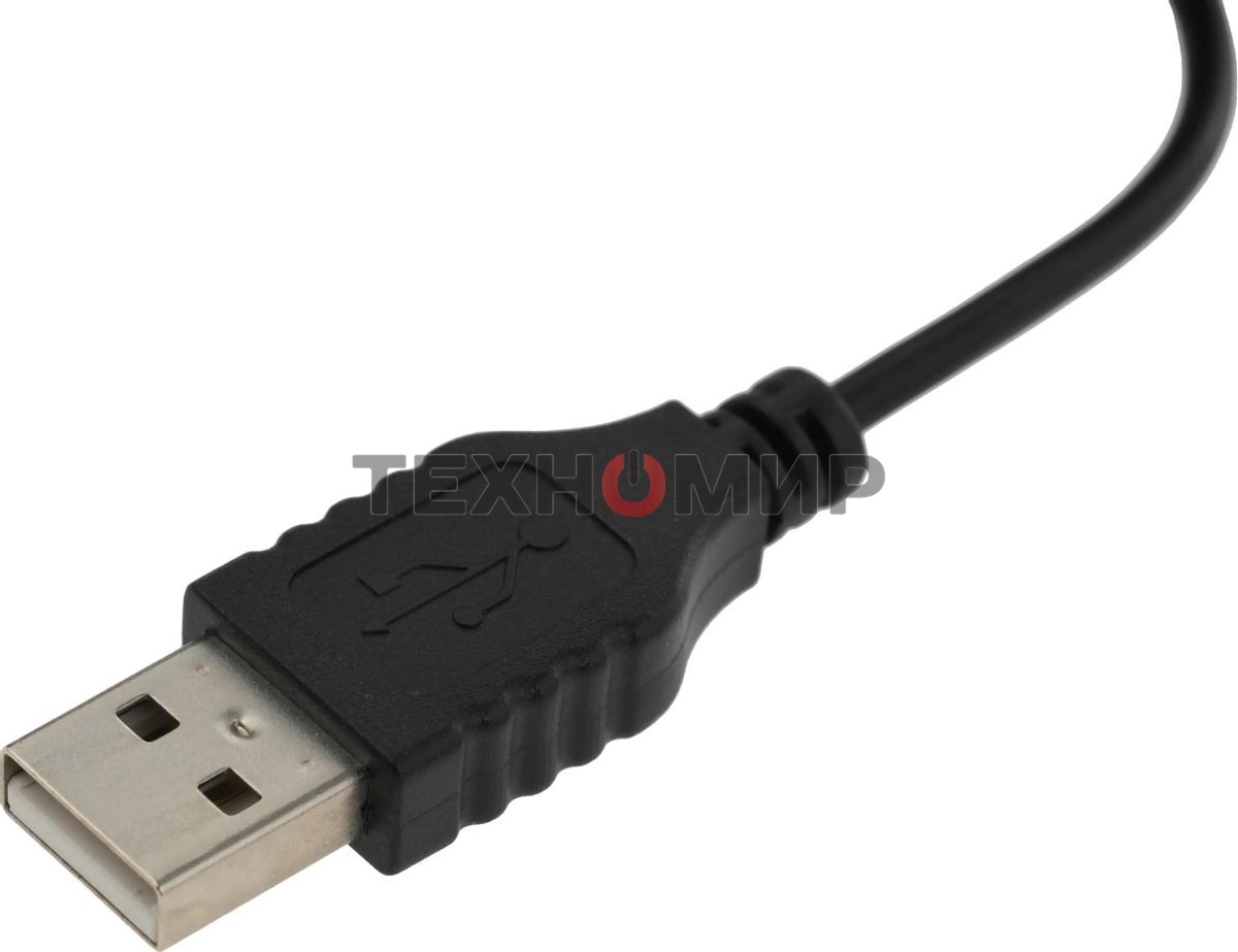 Мышь проводная Logitech B100 черный, 1000 dpi, USB, кнопки - 3