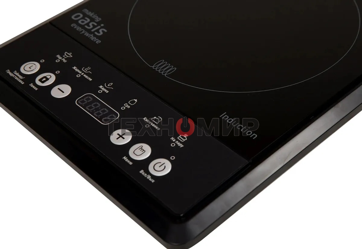 Плита настольная индукционная Oasis PI-B12SK черный закаленное стекло (РI-B12SK)