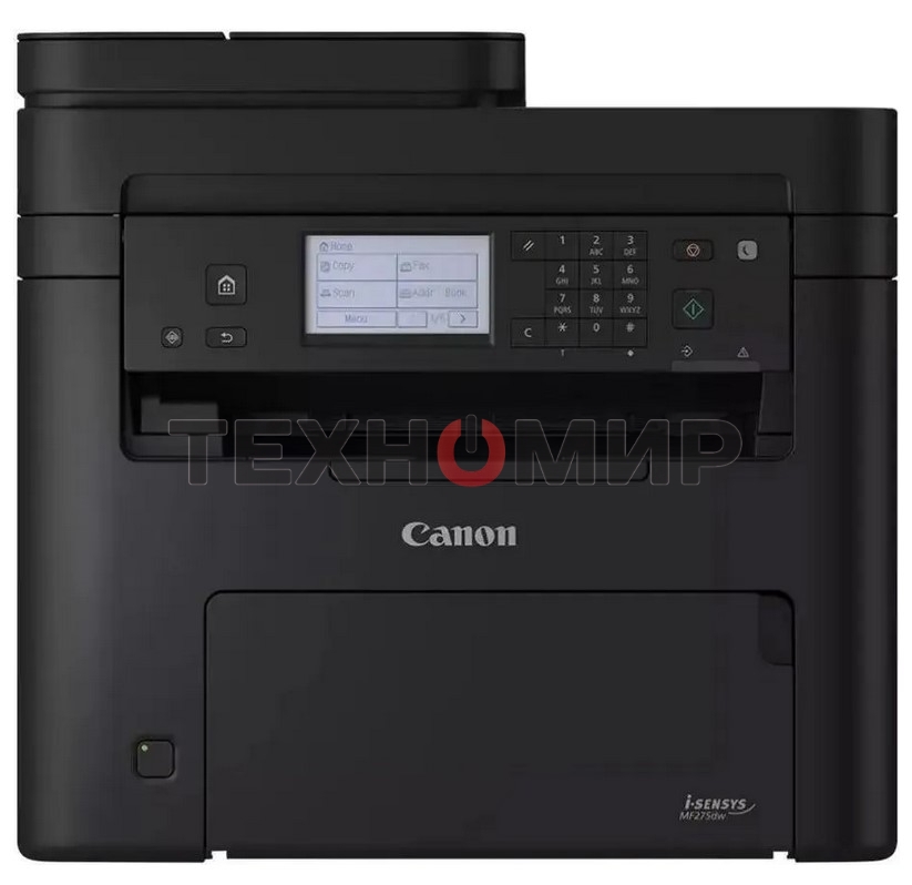 МФУ лазерное Canon i-Sensys MF275dw (5621C001), A4, ч/б, печ. 29 стр/мин., скан. до 20 стр/мин (ч/б) 15 стр/мин (цвет), 2400 x 600 dpi (печать) 600x600dpi (скан.), USB, RJ-45, Wi-Fi, Air Print, Mopria