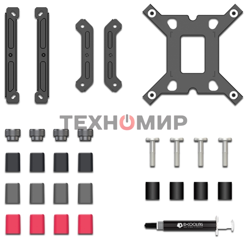 Устройство охлаждения(кулер) ID-Cooling Frozn A620 ARGb черный 120мм алюминий+медь 2000rpm 30db 4-pin 270W 154мм