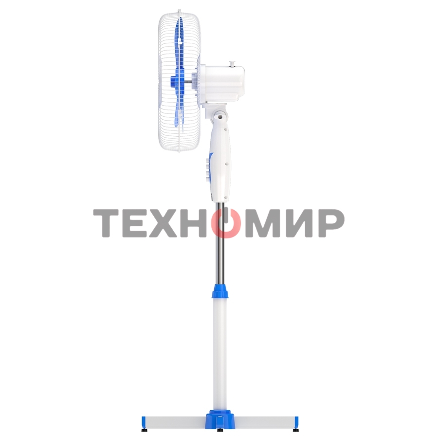 Вентилятор напольный Maxvi FS1645 white-blue