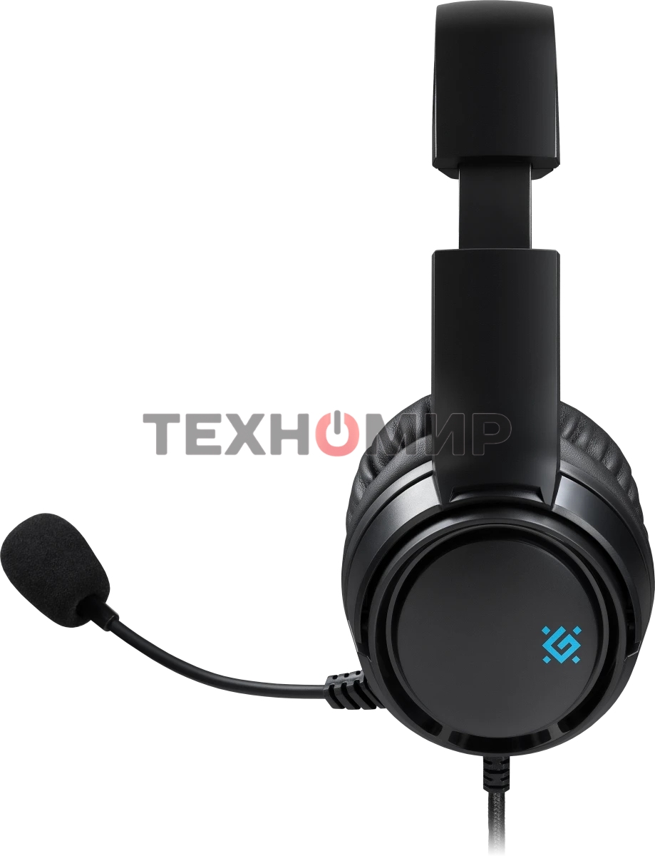 Гарнитура проводная игровая Defender Abyss черный, провод 2 м