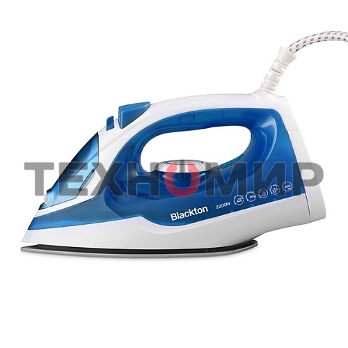 Утюг Blackton Bt SI2111 белый/синий, 2200 Вт, 20 г/мин, 90 г/мин, 200 мл