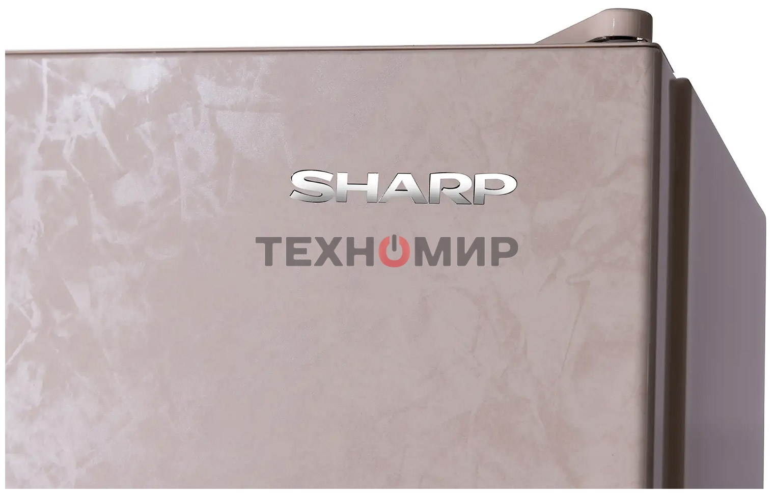 Холодильник Sharp SJ-492IHXJ42R бежевый двухкамерный 333/128 л морозилка снизу, No Frost