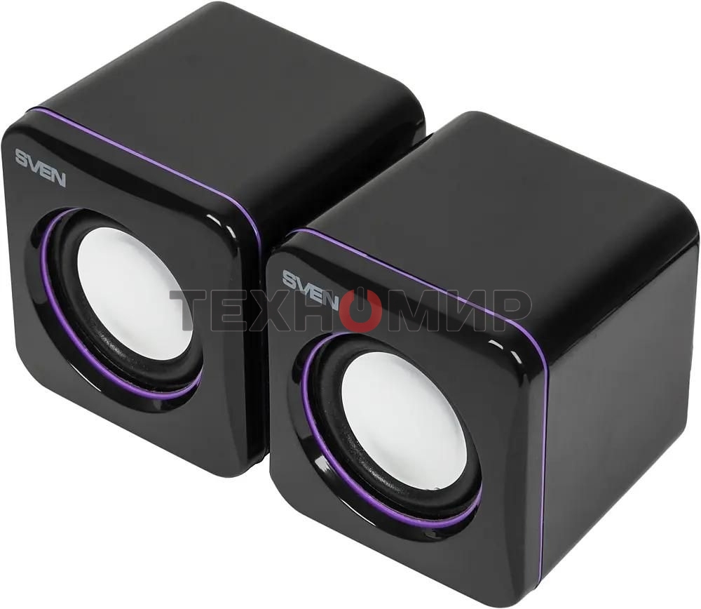 Акустическая система Sven 315 2.0 черный 5Вт