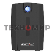 Источник бесперебойного питания Импульс ЮНИОР СМАРТ 800, 800/480 ВА/Вт, LED, USB, SCHUKOx2