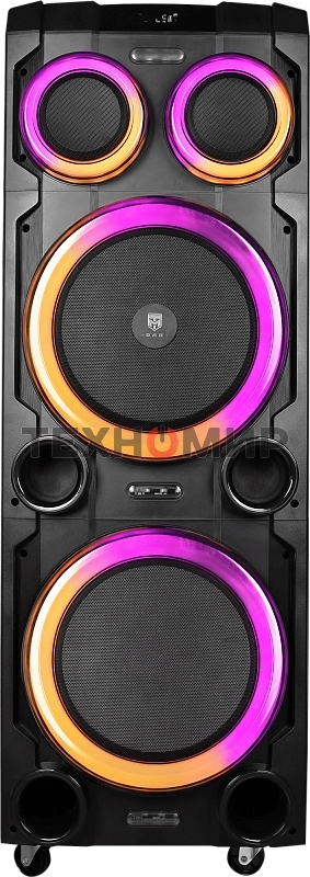 Колонка портативная Ural 23 черный 2000W 1.1 BT/3.5Jack/USB-C 15м 7000mAh (УРАЛ МОЛОТ 23)