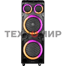 Колонка портативная Ural 23 черный 2000W 1.1 BT/3.5Jack/USB-C 15м 7000mAh (УРАЛ МОЛОТ 23)