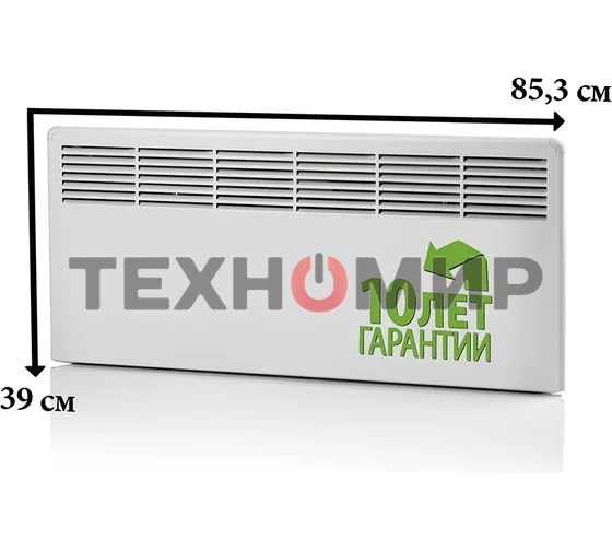 Конвектор электрический Ensto FinnHeat EPHBM07PR белый, 750 Вт, 12 м2, термостат