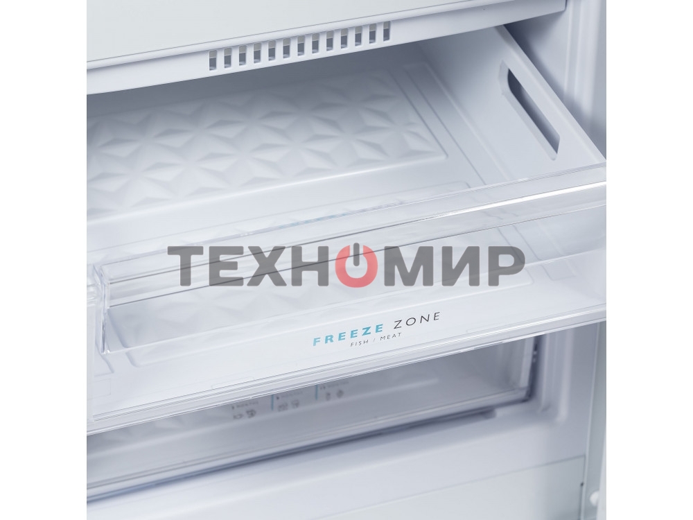 Холодильник Бирюса 551 белый двухкамерный 180/60л морозилка снизу, автоматическое оттаивание