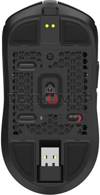 Мышь проводная/беспроводная A4TECH SG5 чёрный, 30000 dpi, USB Type-A, радиоканал, кнопки - 5