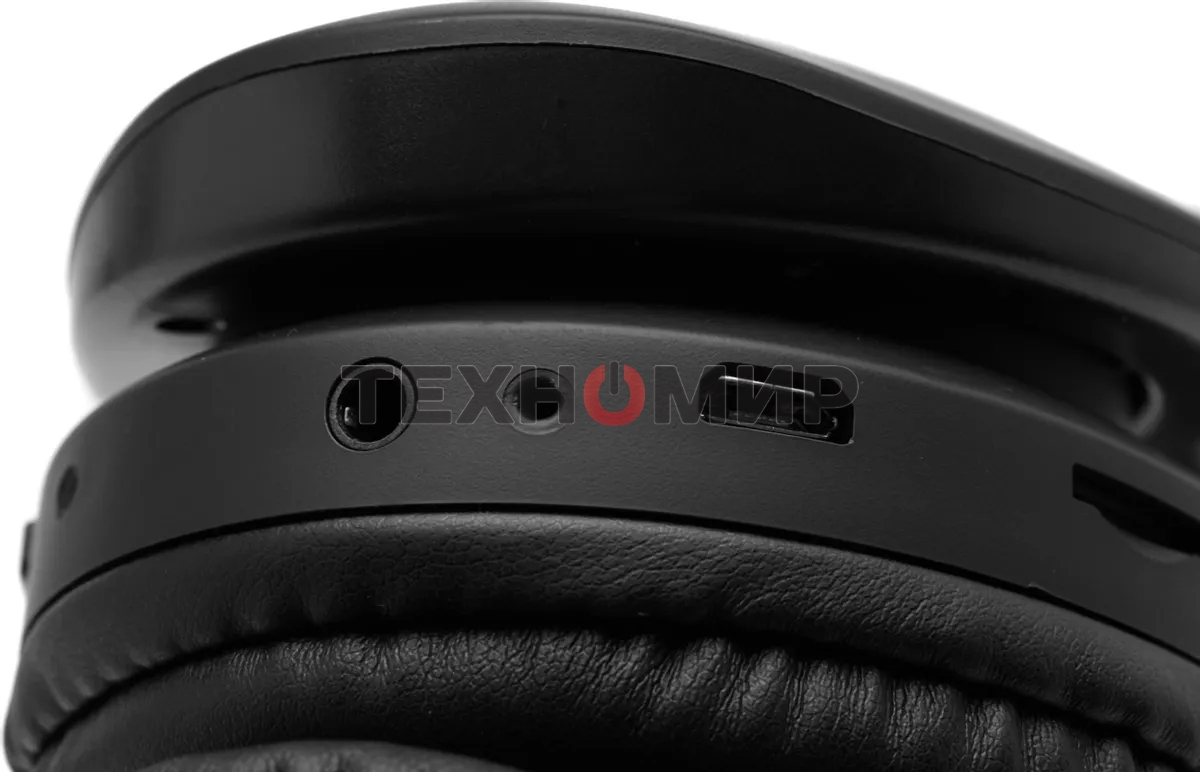 Гарнитура накладные Digma BT-17 черный беспроводные bluetooth оголовье