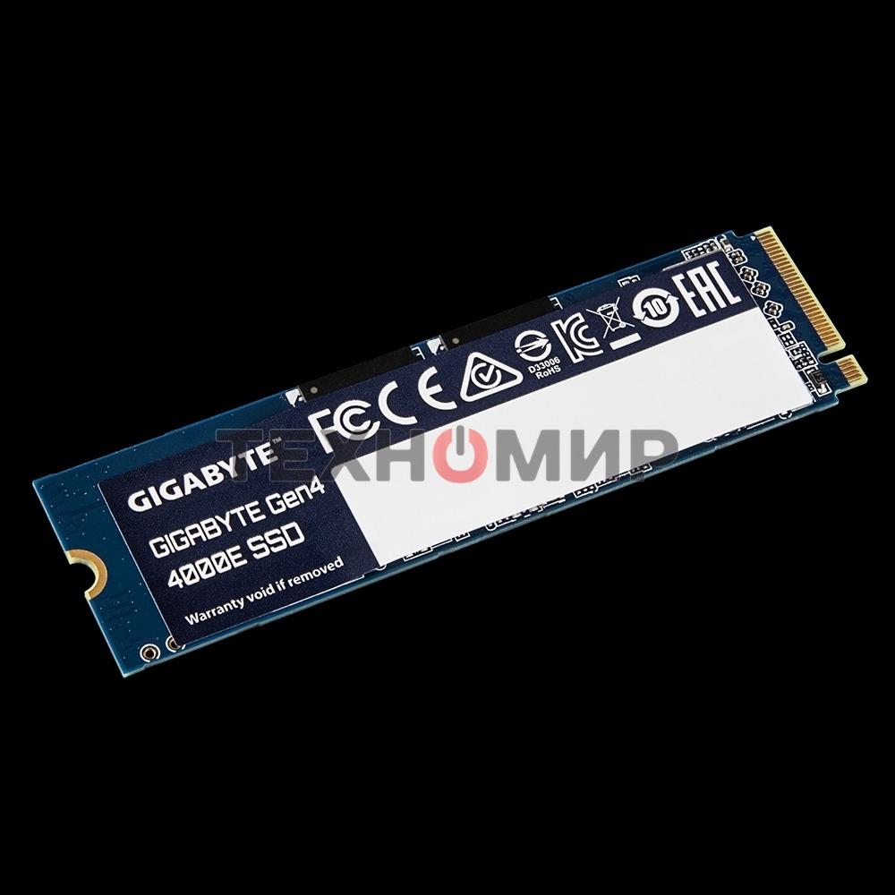 Накопитель SSD GIGABYTE Gen4 4000E, 250Gb, M.2 2280, PCIe 4.0 x4, NVMe, R/W 3500/1800