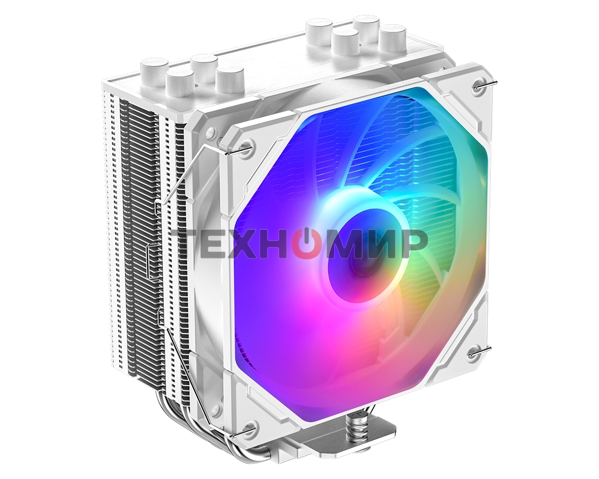 Кулер ID-COOLING SE-224-XTS ARGb белый 120мм алюминий/медь 1500rpm 29db 4-pin 220W 151мм