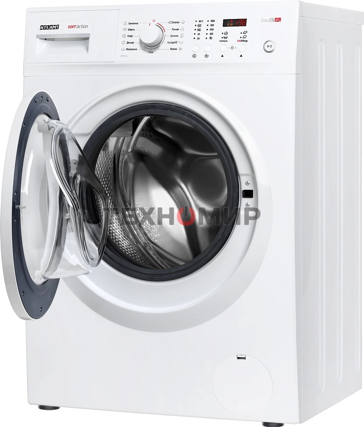 Стиральная машина Atlant СМА 40М105-00 белый, загрузка фронтальная 4 кг, 1000 об/мин., класс: А+