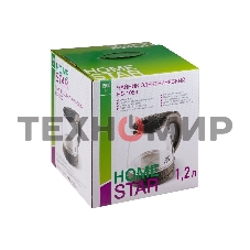 Чайник электрический Homestar HS-1053 1.2 л, стекло/пластик, черный