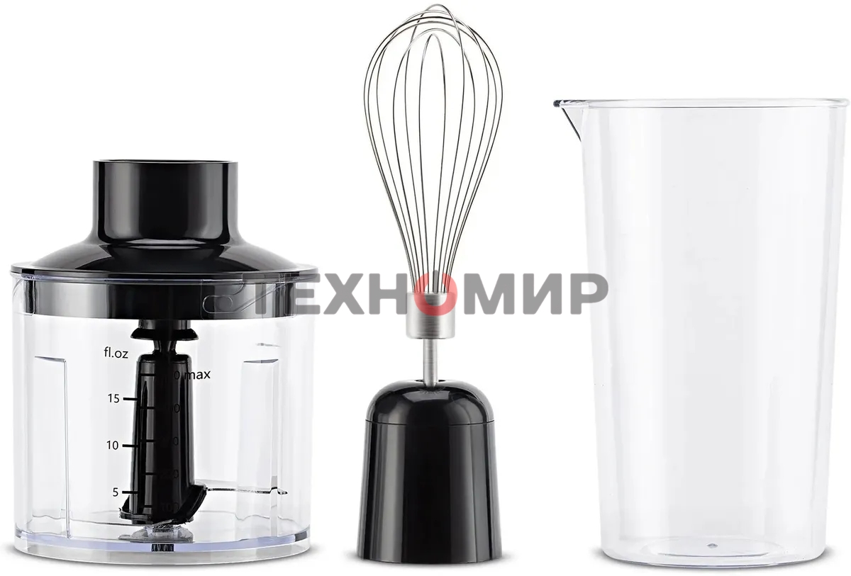 Блендер погружной Vitek VT-8545 1000 Вт, черный/серебристый