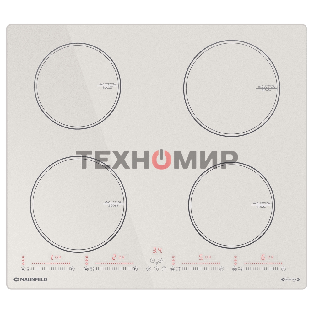Индукционная варочная панель Maunfeld CVI594SBG Inverter бежевый