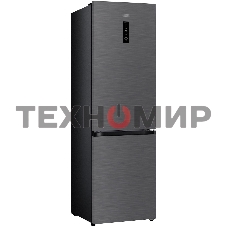 Холодильник DeLonghi DCS 19NFI IS DAMIANO серый двухкамерный 230/100л морозилка снизу, No Frost