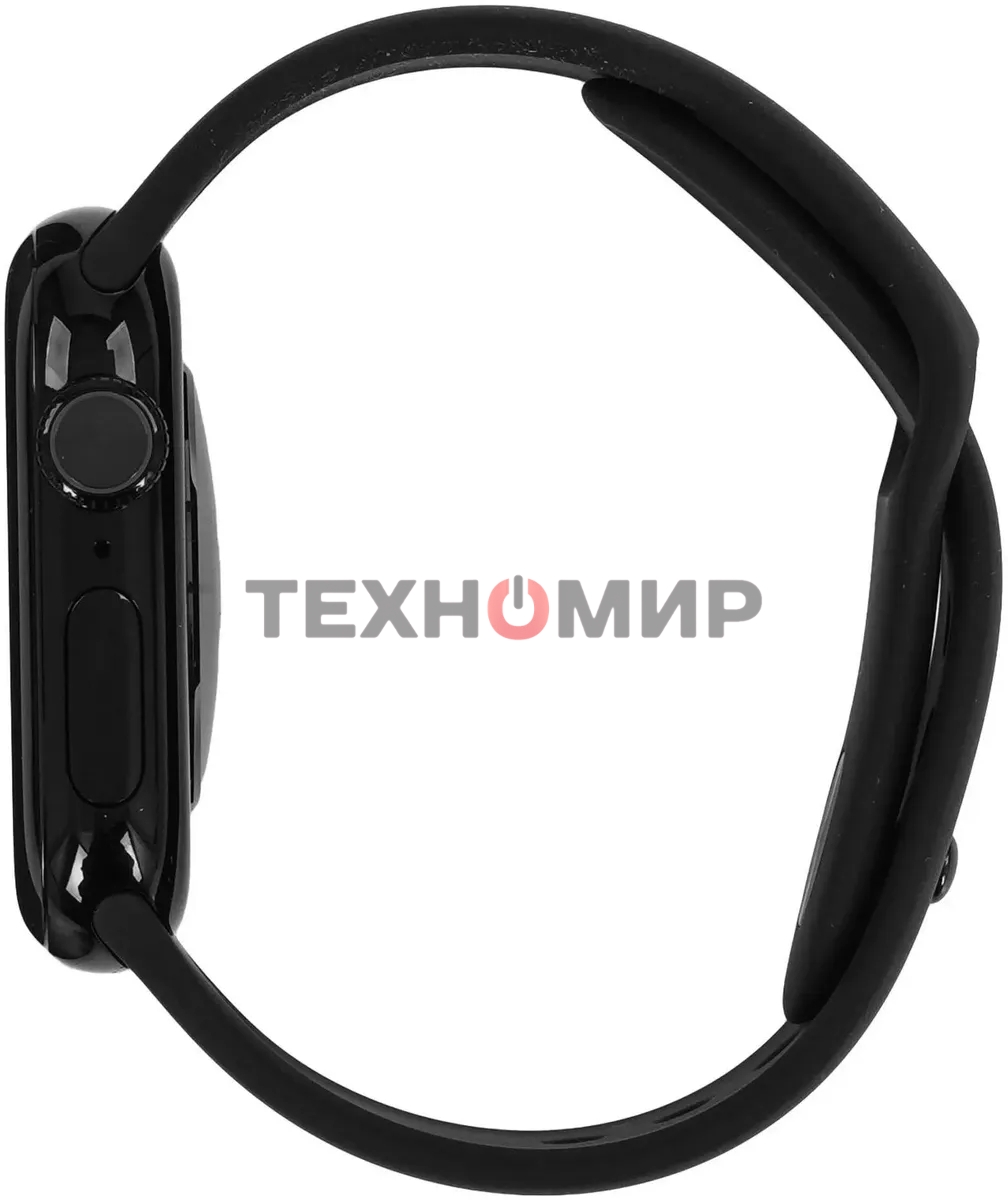 Умные часы Apple Watch Series 11 A3331 42мм OLED корп.черный Sport Band рем.черный разм.брасл.:M/L (MEQU4LW/A)
