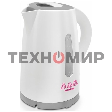 Чайник электрический Мастерица ЕК-1701M белый/серый