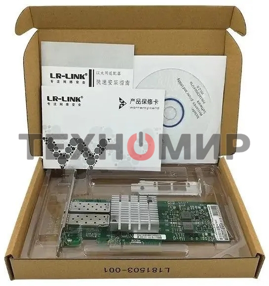 Сетевой адаптер LR-LINK PCIE 10Gb FIBER 2SFP+ LREC6822XF-2SFP+