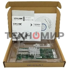 Сетевой адаптер LR-LINK PCIE 10Gb FIBER 2SFP+ LREC6822XF-2SFP+