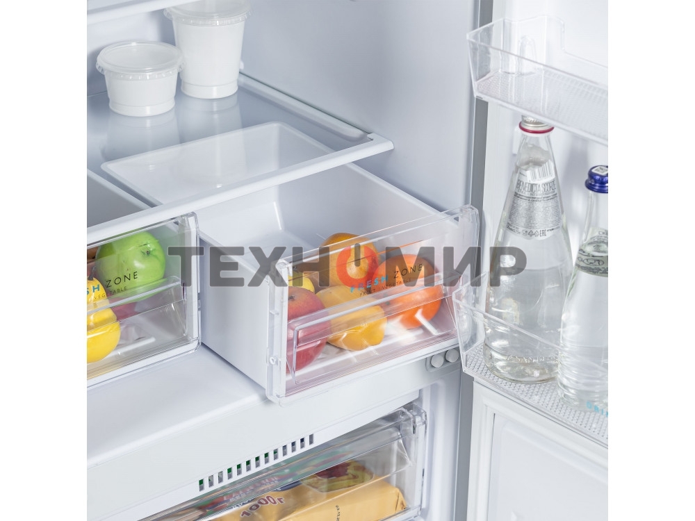 Холодильник Бирюса 551 белый двухкамерный 180/60л морозилка снизу, автоматическое оттаивание