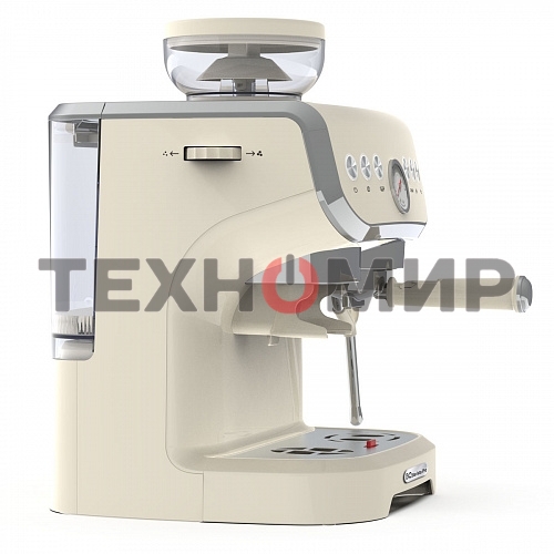 Кофейная станция BQ CM5000 бежевый, исп. кофе - зерновой/молотый, 2 л, 1560 Вт, 15 бар