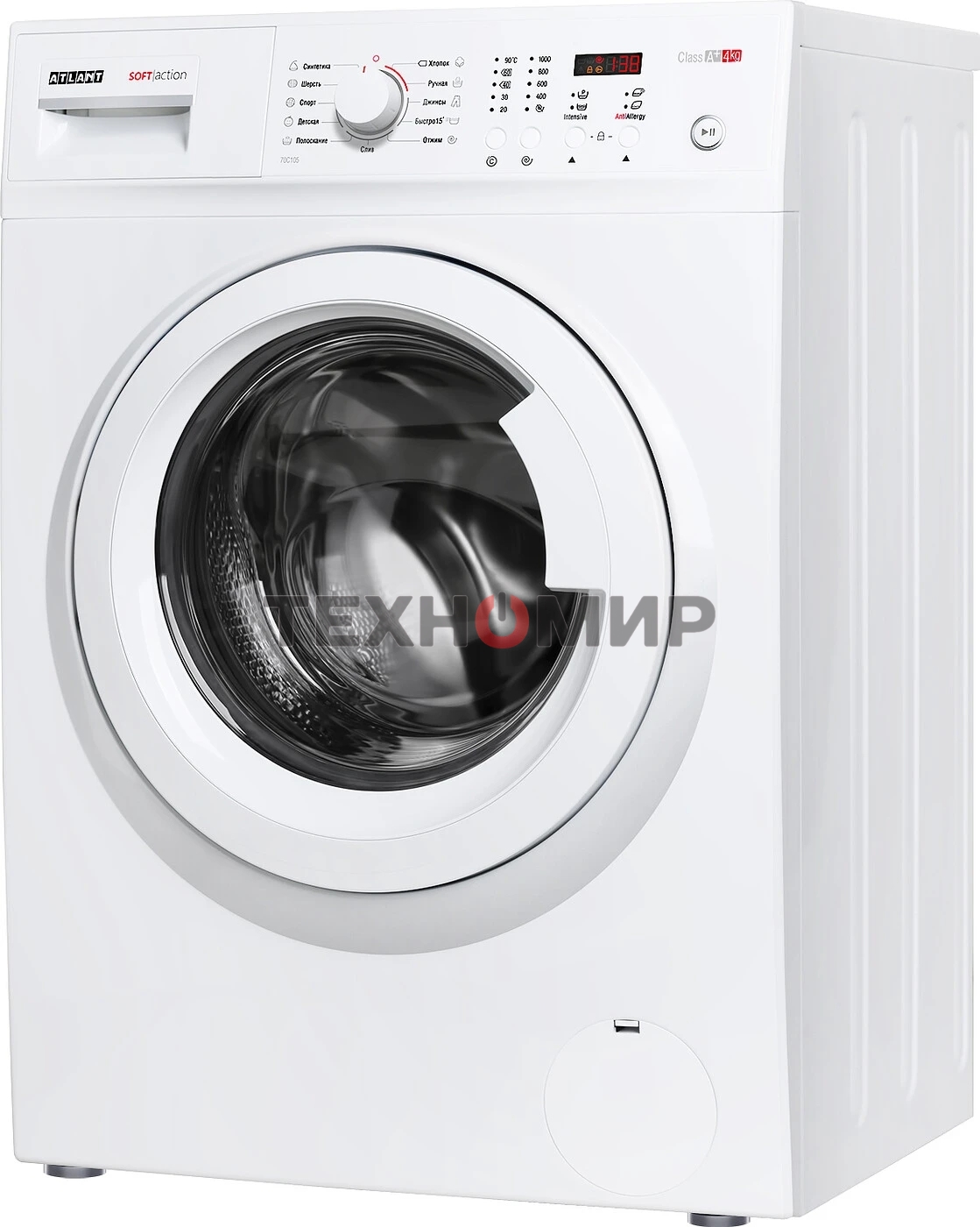 Стиральная машина Atlant СМА 40М105-00 белый, загрузка фронтальная 4 кг, 1000 об/мин., класс: А+