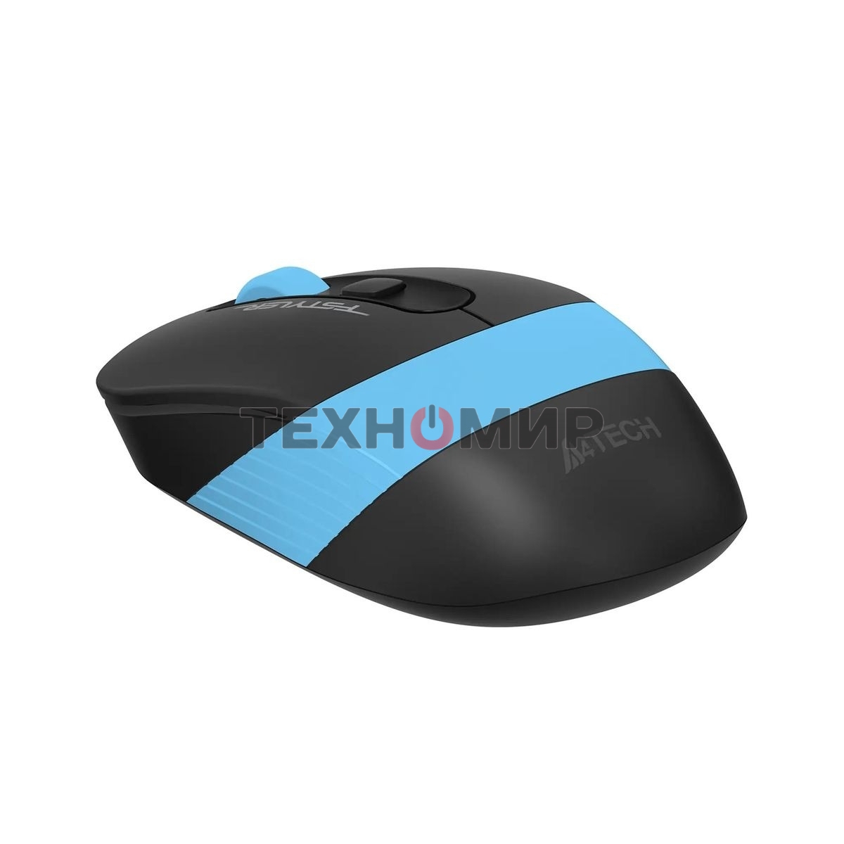Мышь беспроводная A4Tech Fstyler FG10 черный/синий, 2000 dpi, радиоканал, USB, кнопки - 4