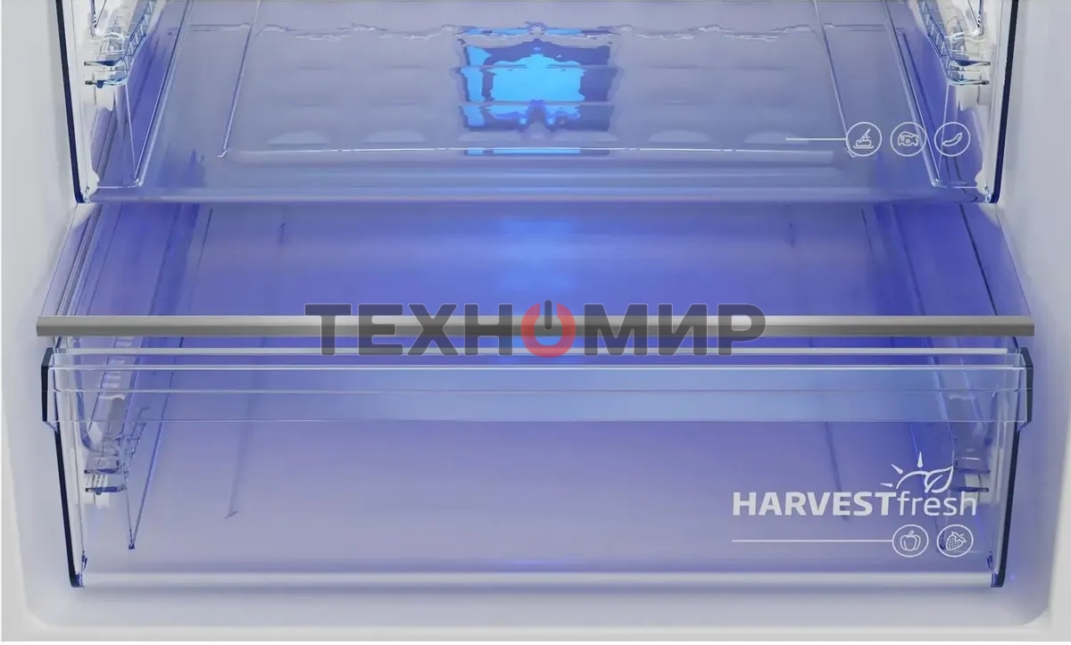 Холодильник Beko B3DRCNK402HW белый двухкамерный 257/100л морозилка снизу, No Frost