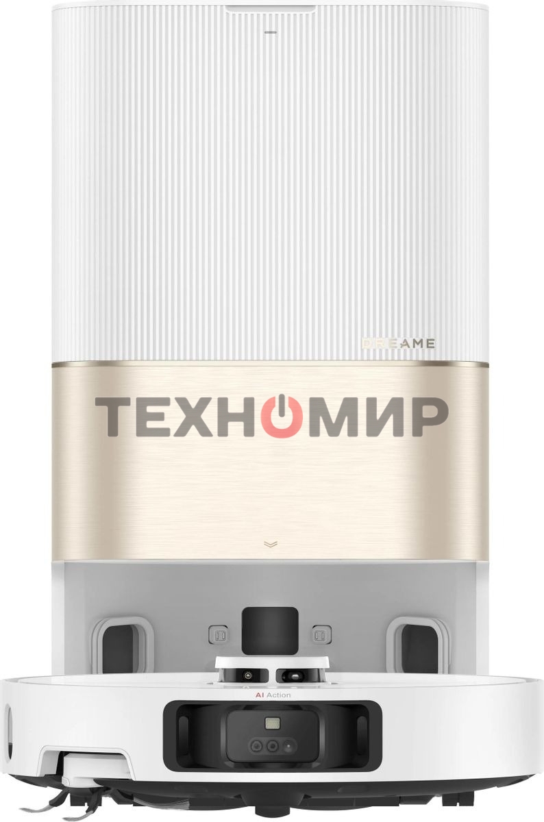 Робот-пылесос DREAME X40 Ultra Complete, 200Вт, белый/золотистый