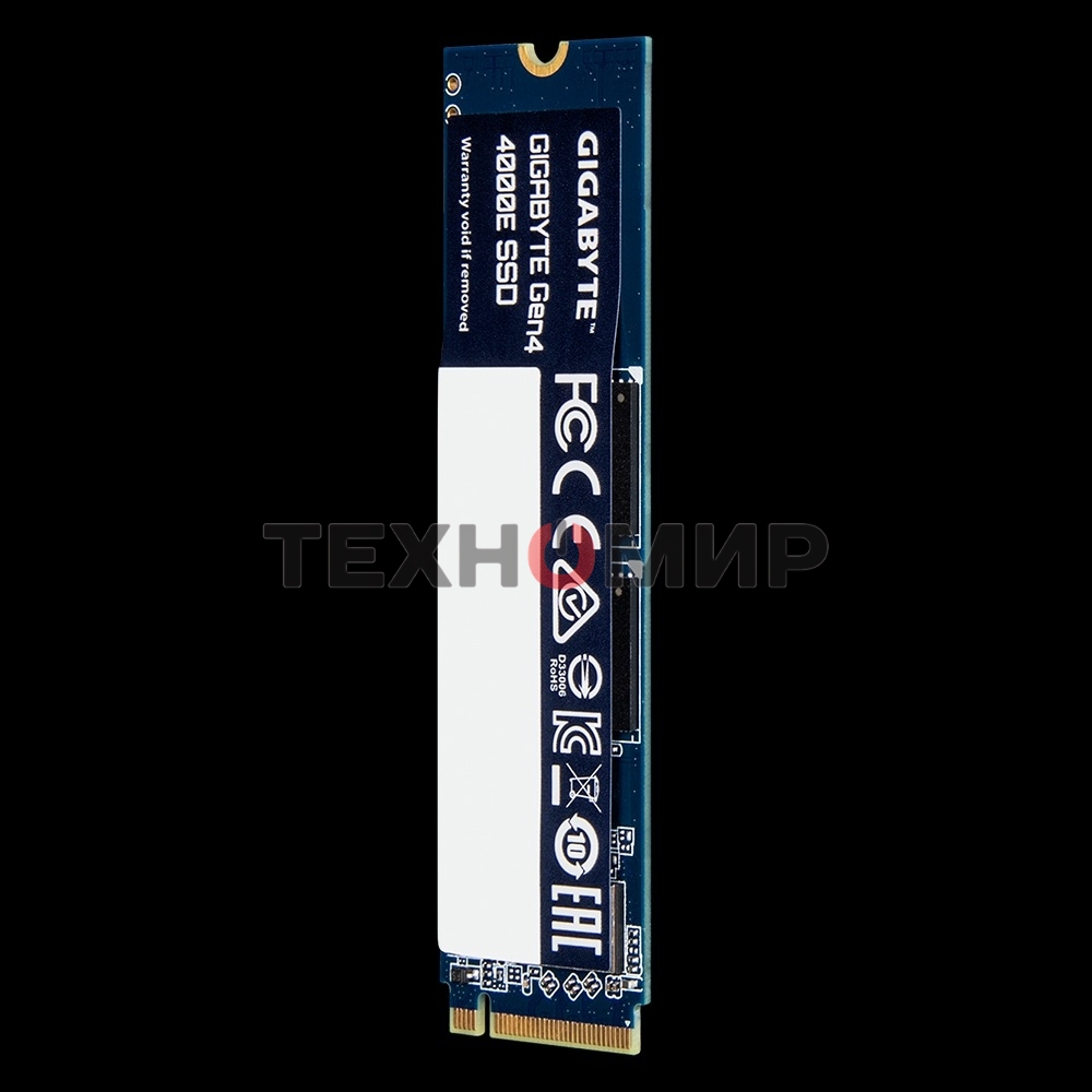 Накопитель SSD Gigabyte 4000E (G440E500G), 500Gb, PCIe 4.0 x4, M.2 2280, NVMe, R/W 3600/3000