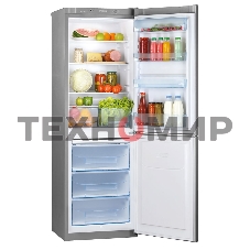 Холодильник Pozis RK-139 серебристый металлик глянц. двухкамерный 205/130л морозилка снизу