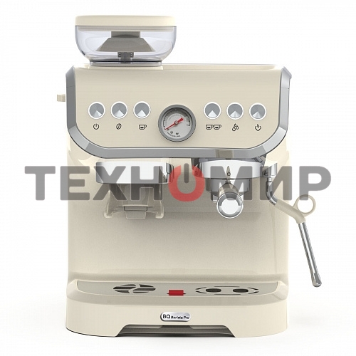 Кофейная станция BQ CM5000 бежевый, исп. кофе - зерновой/молотый, 2 л, 1560 Вт, 15 бар