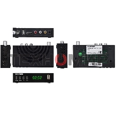 Приставка для цифрового ТВ Starwind CT-220 черный, DVB-T2, DVB-T, DVB-C, HDMI, USB 2.0 х2