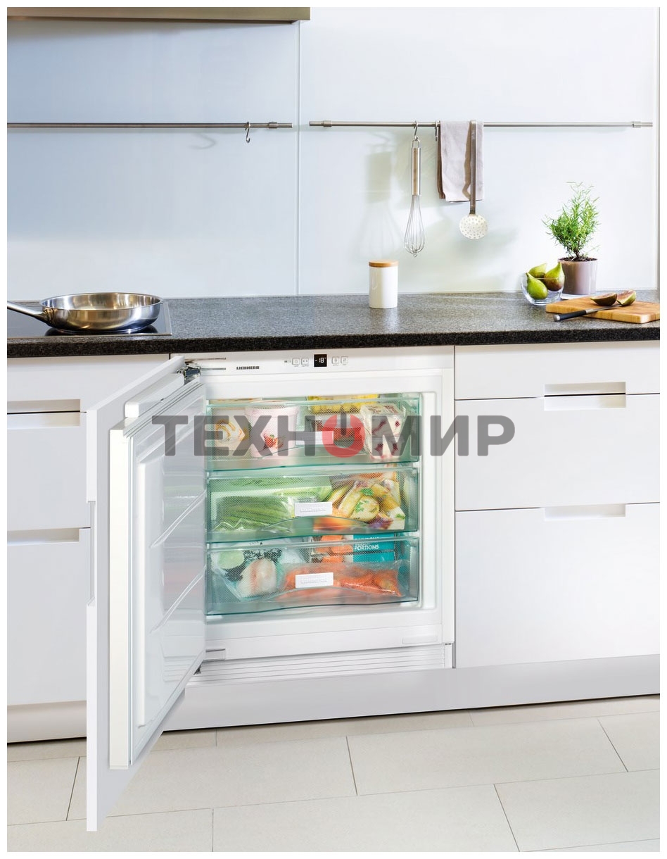 Морозилка встраиваемая Liebherr SUIG 1514-26 001, белый, 95 л, 3 ящика