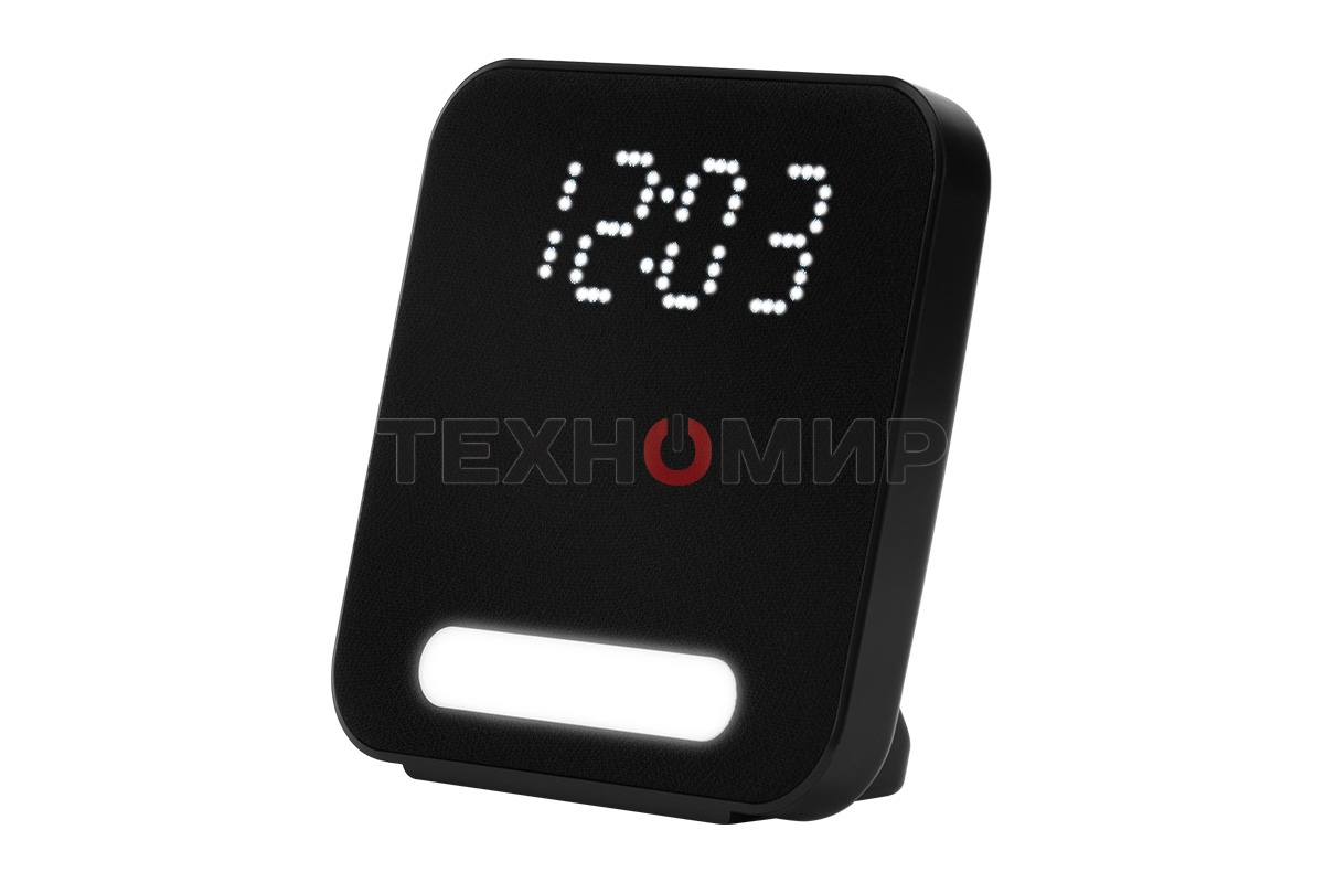 Радиобудильник Harper HCLK-2060 черный - белый led