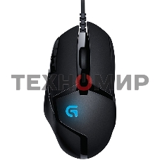 Мышь проводная Logitech G402 Hyperion Fury, черный, 4000 dpi, USB, кнопки - 8