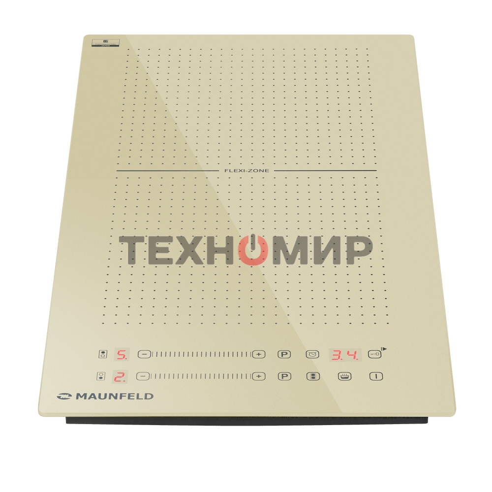 Индукционная варочная панель Maunfeld CVI292S2FBG Inverter независимая, бежевый