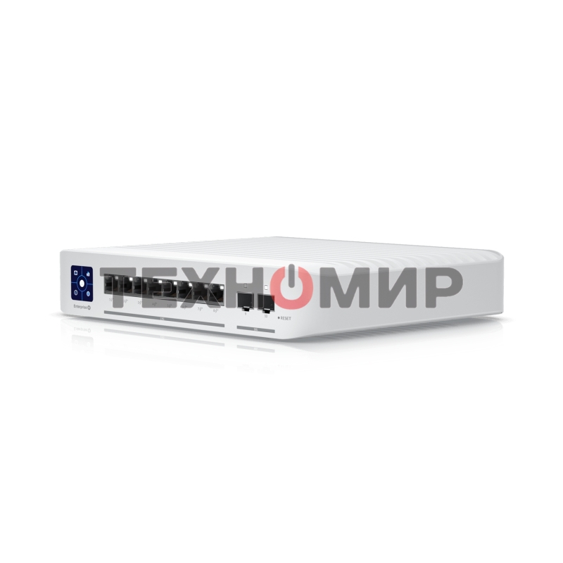 Коммутатор PoE в стойку Ubiquiti UniFi Switch Enterprise 8 PoE USW-Enterprise-8-PoE 8х 2.5G RJ45, 2х 10G SFP+, раздача 120 Вт