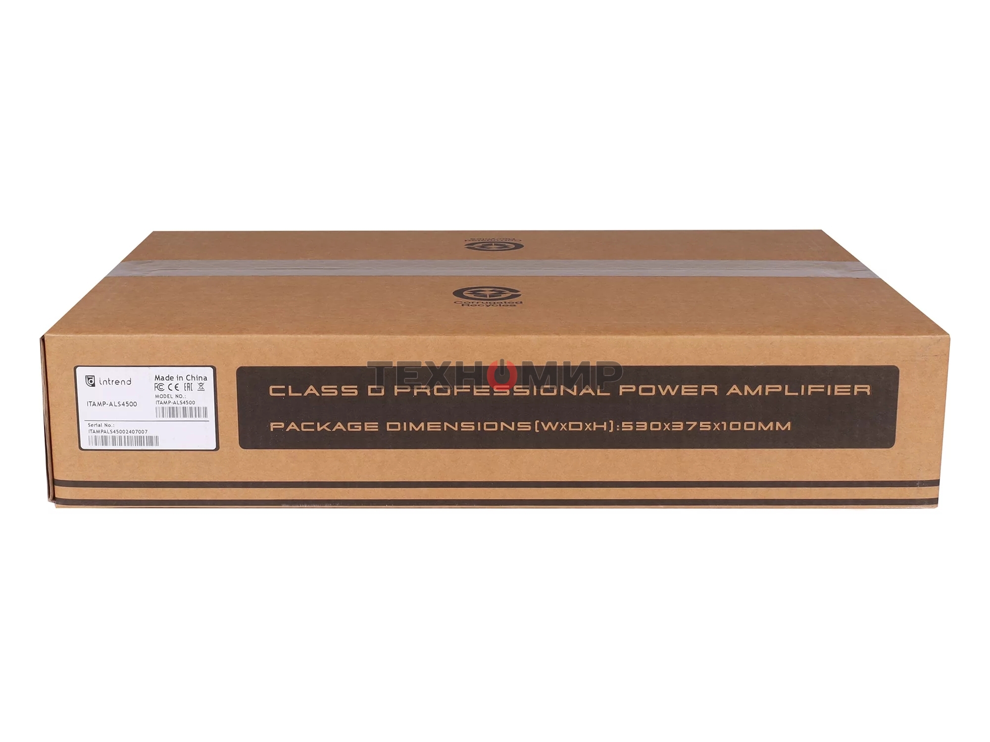 Усилитель Intrend ALS 4500 Четырехканальный, 4х500Вт/8Ом, 4х800Вт/4Ом, 2х1600Вт/8Ом