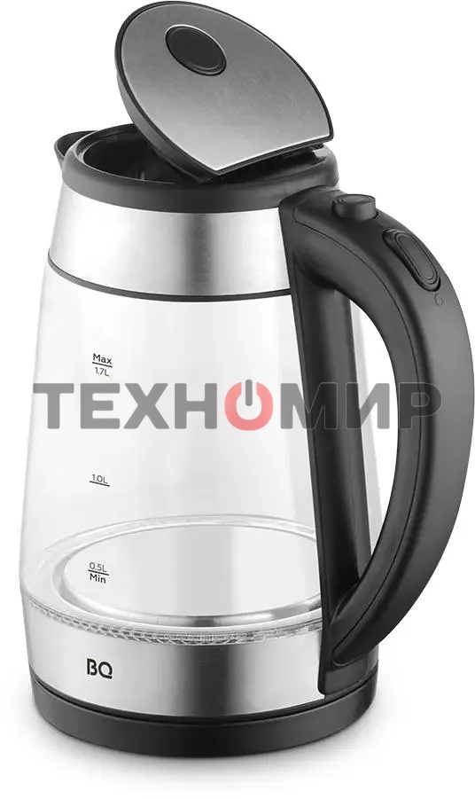 Чайник электрический BQ KT1738G черный/стальной