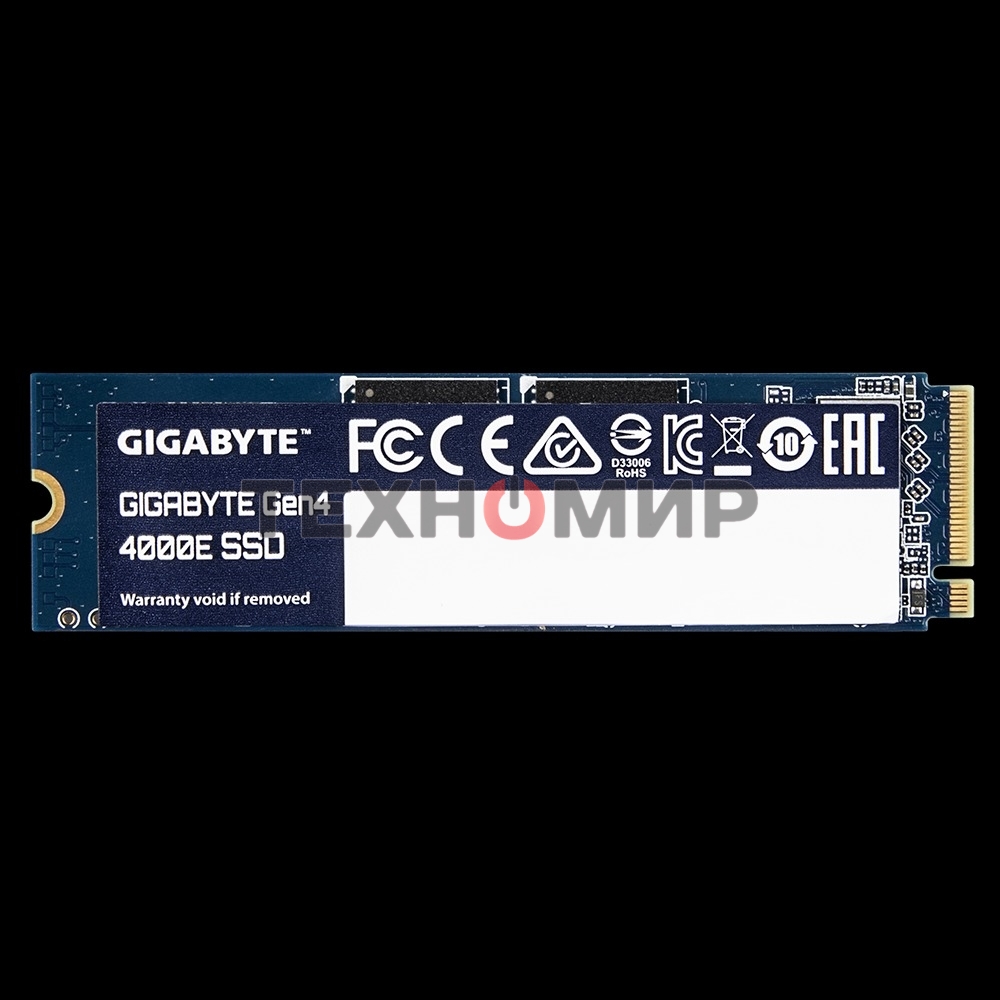 Накопитель SSD Gigabyte 4000E (G440E500G), 500Gb, PCIe 4.0 x4, M.2 2280, NVMe, R/W 3600/3000
