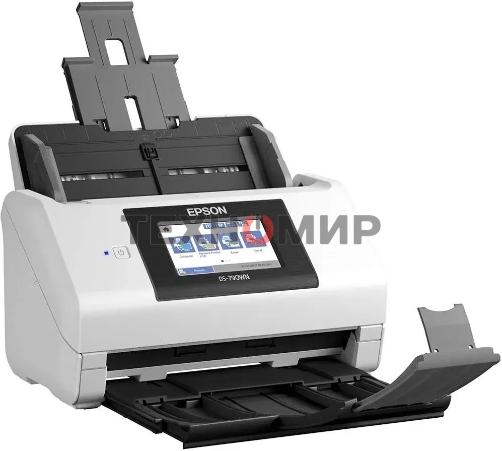 Сканер протяжный Epson WorkForce DS-790WN (B11B265401) A4 белый