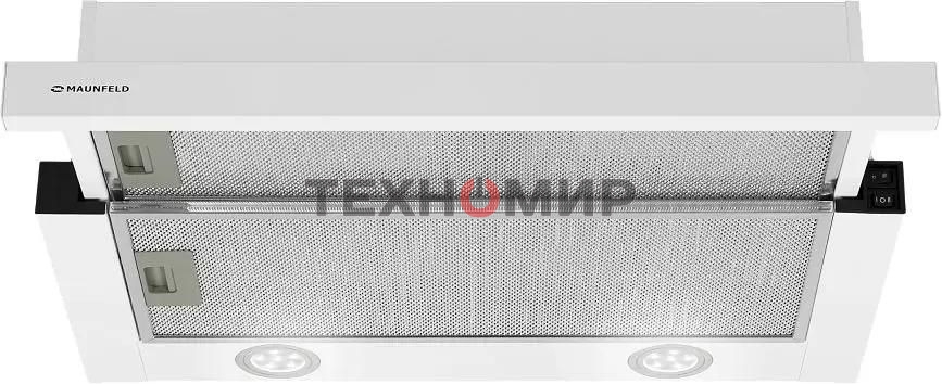 Вытяжка встраиваемая Maunfeld VS Light 60 белый, 60 см, 520 куб. м/ч, 56 дБ