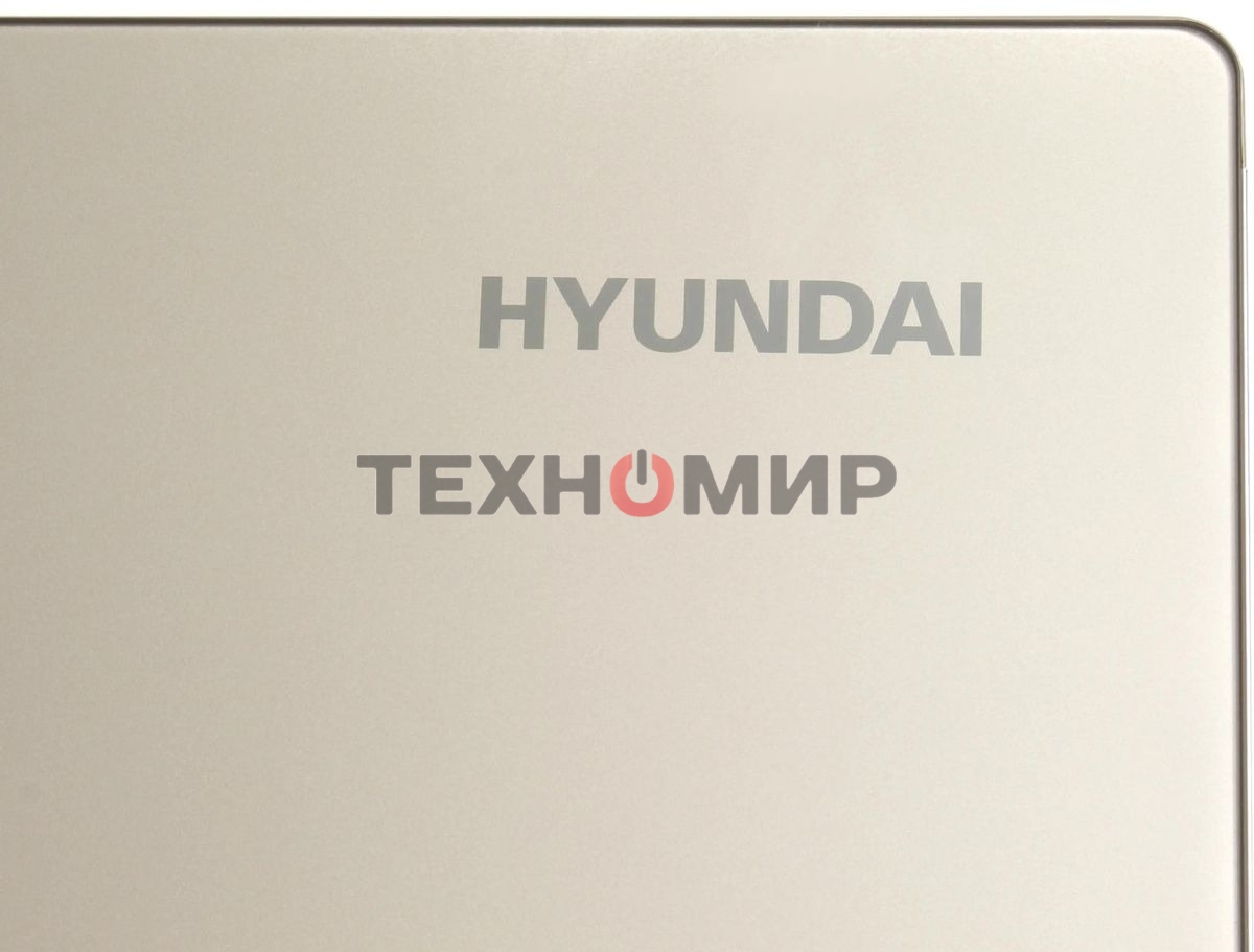 Холодильник Hyundai CS6073FV шампань трехкамерный 329/223л морозилка сбоку, No Frost, Side by Side