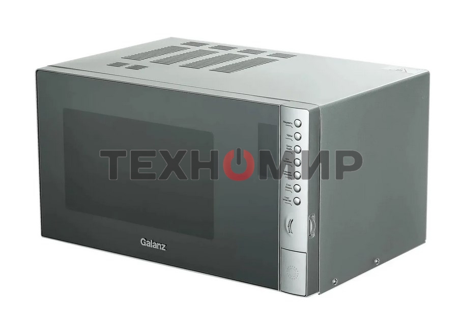Микроволновая печь Galanz MOG-2375DS серебристый, 23 л, 900 Вт, переключатели - кнопки